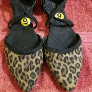 AEROSOLES ANIMAL PRINT FLATS SIZE 9